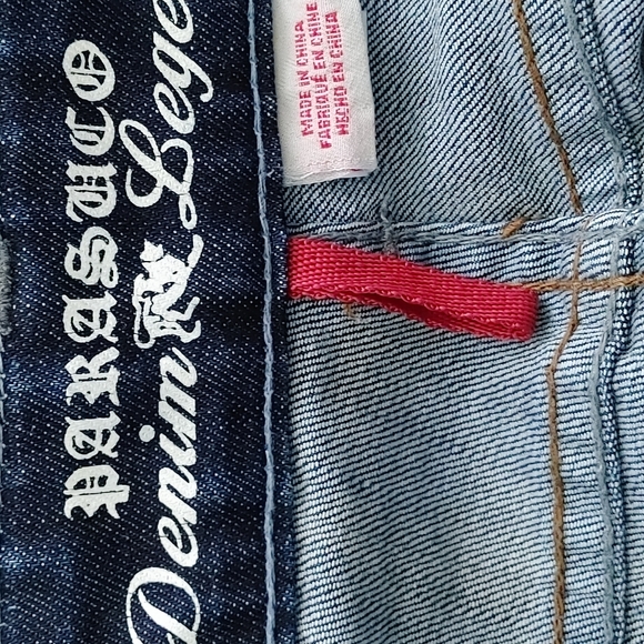 Parasuco Men's Sz 34x30 Blue Jeans Slim Fit Straight Leg - Picture 11 of 13